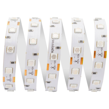 Светодиодная лента Apeyron 14,4W/m 60LED/m 5050SMD красный 5M 48BL