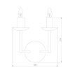 Бра Eurosvet Cariso 60150/2 хром